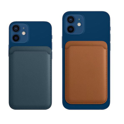 ギャラクシーS7 Iphone 13カードのために革裏側のMagsafeの札入れの箱PU
