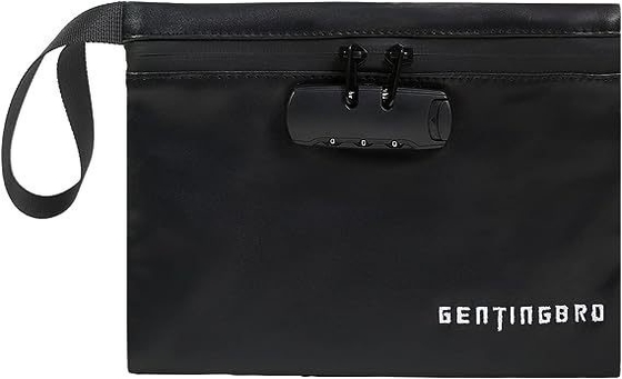 鍵付きマネーバッグ カオトラー 防火・防水 カッシュバッグ  Zipper 閉ざし 防火セーフ ボックス お金ポーチ ロッキー