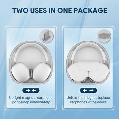 Apple AirPods Max スマートケース スリープモード,ハードオーガナイザー ポータブル キャリー トラベルカバー 収納袋