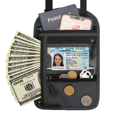 旅行 海外 多機能文書 バッグ RFID ネックレス パスポート バッグ パスポート 持有人 文書 交換 保護袖