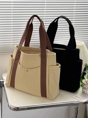 キャンバスバッグ トーテ キャンバス オールインワン 作品 高い外観 レベル 通勤 大容量 美術学生 シングル肩