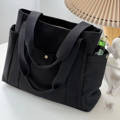 キャンバスバッグ トーテ キャンバス オールインワン 作品 高い外観 レベル 通勤 大容量 美術学生 シングル肩
