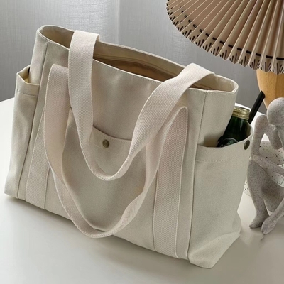 キャンバスバッグ トーテ キャンバス オールインワン 作品 高い外観 レベル 通勤 大容量 美術学生 シングル肩