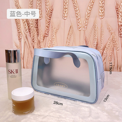 大容量 乾燥と湿度の分離 メイクバッグ 女性用ポータブル化粧品 貯蔵バッグ 2024 新しいトイレットペーグ 旅行バッグ