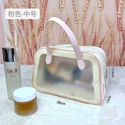 大容量 乾燥と湿度の分離 メイクバッグ 女性用ポータブル化粧品 貯蔵バッグ 2024 新しいトイレットペーグ 旅行バッグ