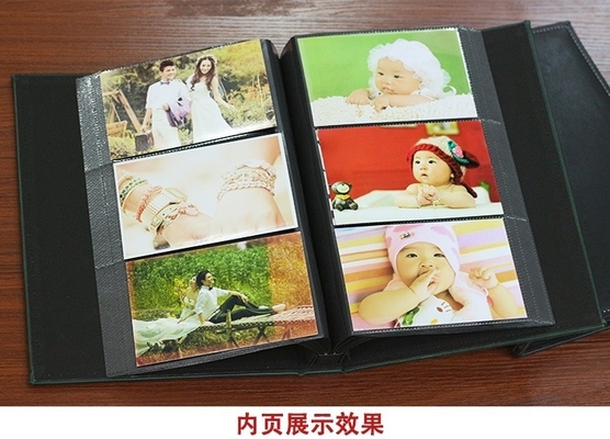 皮 6 &quot;写真アルバム 家族のアルバム 240 ビジネスオフィス フォトアルバム バッグアルバム