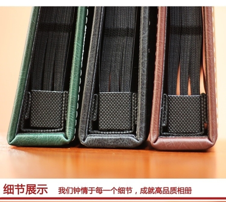 皮 6 &quot;写真アルバム 家族のアルバム 240 ビジネスオフィス フォトアルバム バッグアルバム