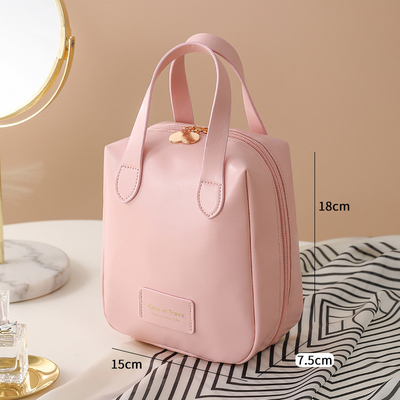 MAKEUP BAG 2023 NEW ポータブル 大容量 防水 旅行 ポータブル トイレットリとケア 収納袋
