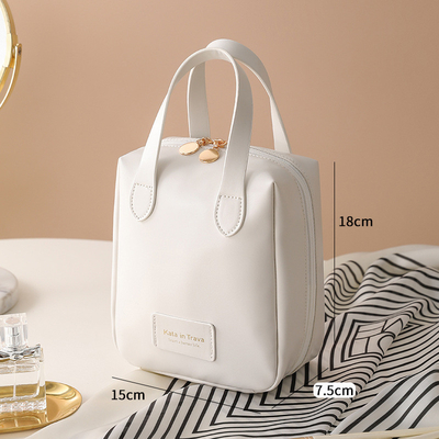 MAKEUP BAG 2023 NEW ポータブル 大容量 防水 旅行 ポータブル トイレットリとケア 収納袋