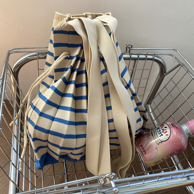 新品 プリテッド 文学 ショルダーバッグ 帯織 女性 バッグ 冬の ニット バッグ ファッション 国境を越えた 女性 バッグ