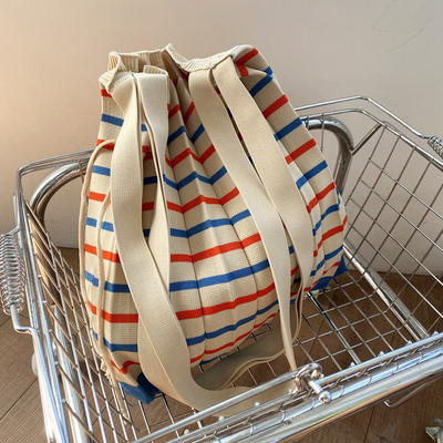 新品 プリテッド 文学 ショルダーバッグ 帯織 女性 バッグ 冬の ニット バッグ ファッション 国境を越えた 女性 バッグ