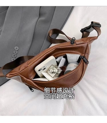 超軽量ユニセックス 胸袋 シンプル 固体色 ファニーパック ブランド 男性のクロスボディ バッグ 肩バッグ