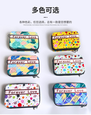 ASB+PC 素材 携帯型ハードシェル メイクアップ バッグ 1肩 携帯型収納 バッグ 手持ち ギフトボックス 祭り 年会