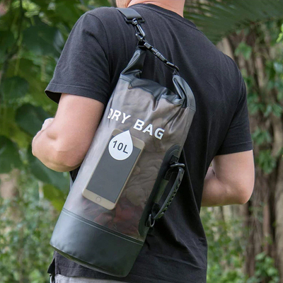 ビーチバッグ 防水バッグ 透明なPVC防水バッグ 漂流防水バッグ 泳ぐバッグ
