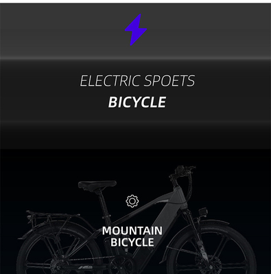 電気 新型電気自転車 マウンテンバイク 大人向け レトロオフロード 変速ブースター 電動自転車