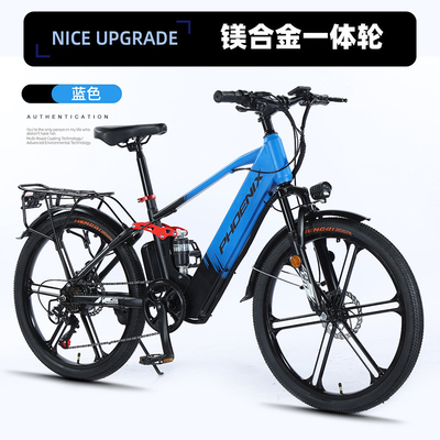 電気 新型電気自転車 マウンテンバイク 大人向け レトロオフロード 変速ブースター 電動自転車