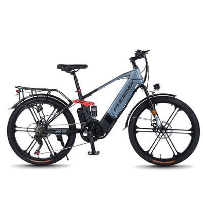 電気 新型電気自転車 マウンテンバイク 大人向け レトロオフロード 変速ブースター 電動自転車