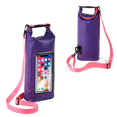 防水バッグ 新品 2L 防水バッグ PVC 防水バッグ 2イン1 携帯電話 防水バッグ