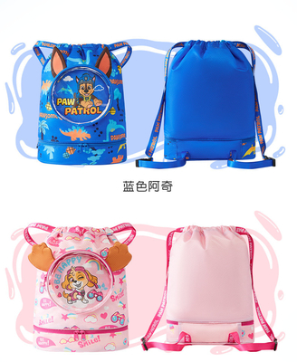 子供の防水水泳袋 乾燥した水分分離 バックパック 新品 ウーフ チーム ブランド 泳ぎ具