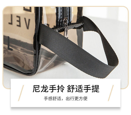 透明な PVC 収納袋 ポータブル インターネット 名人 ポータブル 防水 トイレットリー バッグ 化粧品 多機能型 大型