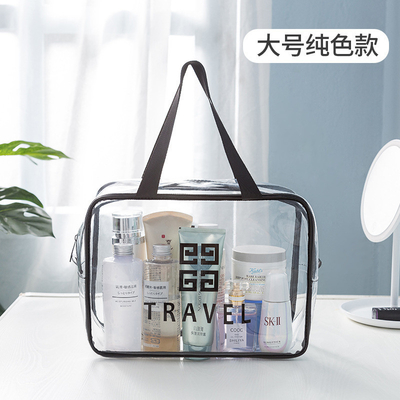 透明な PVC 収納袋 ポータブル インターネット 名人 ポータブル 防水 トイレットリー バッグ 化粧品 多機能型 大型