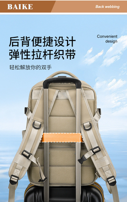 シンプルな旅行 バックパック 女性用大容量 大軽量 多機能の荷物 バックパック 短時間旅行 貧しい旅行