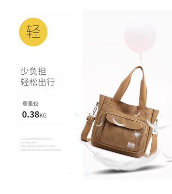 2024 NEW ATMOSPHERIC MOMMY BAG 大容量 シングルショルダー ハンドクロスボディバッグ ナイロンファブリック カジュアル 女性ショルダー