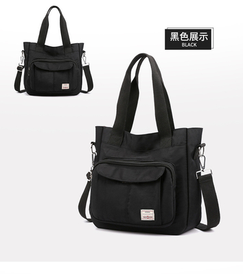 2024 NEW ATMOSPHERIC MOMMY BAG 大容量 シングルショルダー ハンドクロスボディバッグ ナイロンファブリック カジュアル 女性ショルダー
