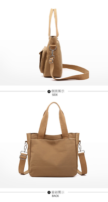2024 NEW ATMOSPHERIC MOMMY BAG 大容量 シングルショルダー ハンドクロスボディバッグ ナイロンファブリック カジュアル 女性ショルダー