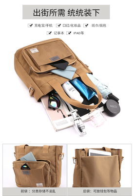 2024 NEW ATMOSPHERIC MOMMY BAG 大容量 シングルショルダー ハンドクロスボディバッグ ナイロンファブリック カジュアル 女性ショルダー