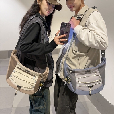 キャンバス トーテ バッグ ストリート ファッション 大容量 肩バッグ 男性と女性のクラス クロスボディ バッグ 布袋 バッグ