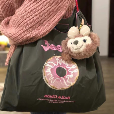 刺身 リサイクルバッグ 買い物バッグ ナイロン ハンド・ビル・ショルダー 横身バッグ 女性用