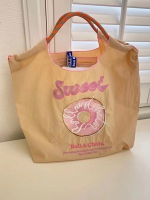 刺身 リサイクルバッグ 買い物バッグ ナイロン ハンド・ビル・ショルダー 横身バッグ 女性用