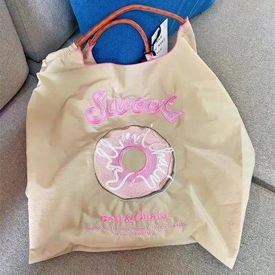 刺身 リサイクルバッグ 買い物バッグ ナイロン ハンド・ビル・ショルダー 横身バッグ 女性用
