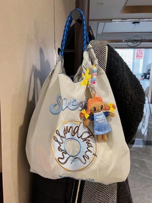 刺身 リサイクルバッグ 買い物バッグ ナイロン ハンド・ビル・ショルダー 横身バッグ 女性用