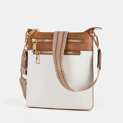 新しい脱ぎ取れるジャッカルドストラップ レトロ色 PU レザー トラスボディバッグ トラスボーダー 女性バッグ