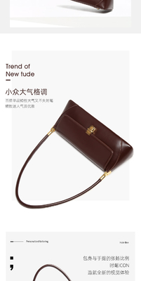 2024 NEW TRENDY レトロ ハンドバッグ ファッション ショルダー バッグ バグエット バッグ 女性 バッグ