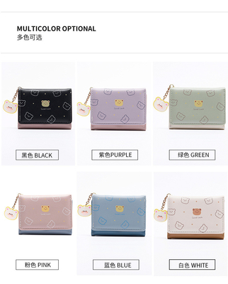 小財布 レディース財布 短柄 女の子 学生 ファッション 漫画 コイン 財布 卸売 財布 クリップ 女性