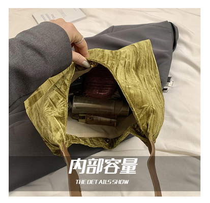 新型中国式 大容量腕袋 トレンド 新型中世の肩袋 女性少数派通勤者 トートバッグ