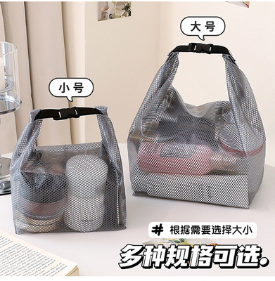 大容量 女性用 トート 旅行 ビーチ バッグ ジェリー バッグ 透明な網 荷物 買い物 バッグ