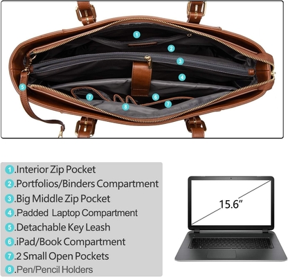 レディース用ラップトップバッグ レディース用ラップトップバッグ プロフェッショナル用仕事用バッグ