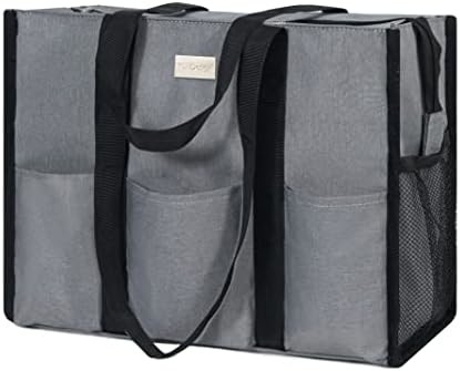 トップデザイン 防水用 トートバッグ 13 の 外部と内部のポケット,上部ジッパー閉塞と厚い底のサポート