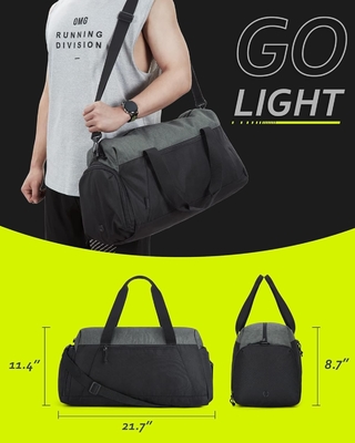 男性用 ジムバッグ 女性用 折りたたむ 旅行用 デュッフルバッグ 軽量 週末用 デュッフルバッグ