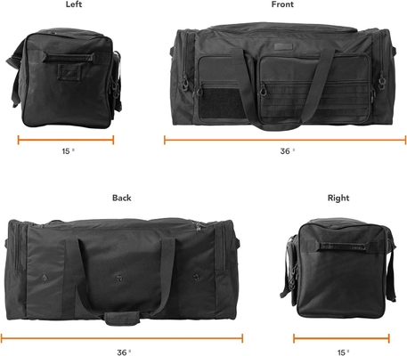 フィットドーム 130L 36&quot; 重量超大型 スポーツジム 旅行用 旅行用 デュッフル バッグ W/調整可能な肩帯 &amp; 7 コンパクト