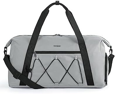 BAGSMART ジムバッグ 靴コンパートメントと濡れたポケット,軽量スポーツ旅行デュフェルバッグ,C TO STORE スポーツシューズ 水