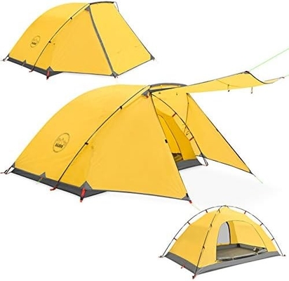 KAZOO 2/4 人 キャンプテント 屋外 防水 家庭用 大型テント 2/4 人 簡単にセットアップできるテント 玄関付き 双層