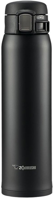 Zojirushi SM-SA60BA ステンレス・スチール バキューム・イソレーティング・カップ 1枚 (パック1枚) 黒 20オンス