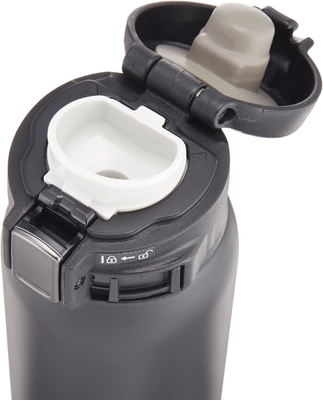 Zojirushi SM-SA60BA ステンレス・スチール バキューム・イソレーティング・カップ 1枚 (パック1枚) 黒 20オンス