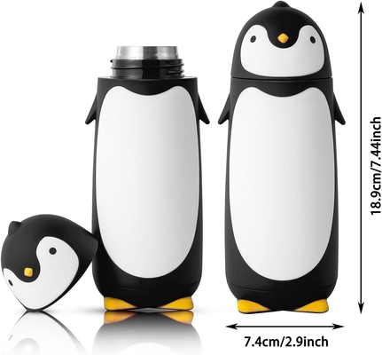 ペンギン ステンレス スチール 掃除用 隔熱 トンブル 旅行 カップ 茶 水瓶 カフェ フラックス