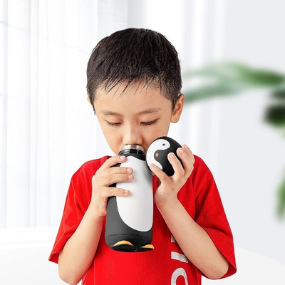 ペンギン ステンレス スチール 掃除用 隔熱 トンブル 旅行 カップ 茶 水瓶 カフェ フラックス